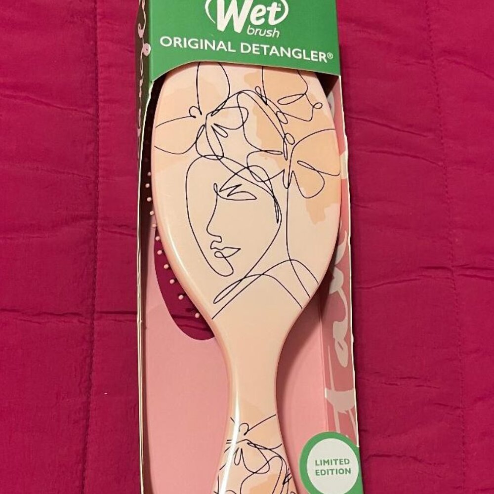 NEW WET BRUSH ORIGINAL DETANGLER ~ LIMITED EDITION ~ MODERN BOTANICAL BUTTERFLY - Picture 3 of 10